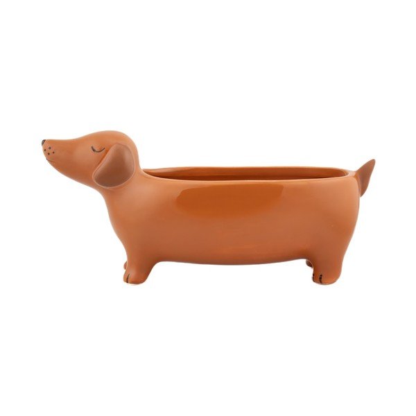 Керамично покритие за кашпа Sausage Dog – Sass & Belle-image-3