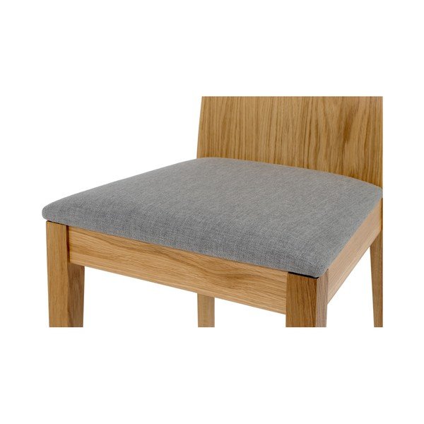 Sada 2 jídelních židlí s podnožím z masivního dubu Woodman Niemi-image-3