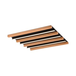 Черно и естествено LED затъмняващо се осветително тяло за таван 6x46 cm Fontana – Trio