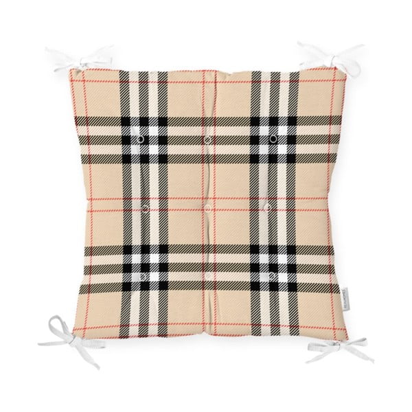 Възглавница за седалка на стол Flannel Beige, 40 x 40 cm - Minimalist Cushion Covers