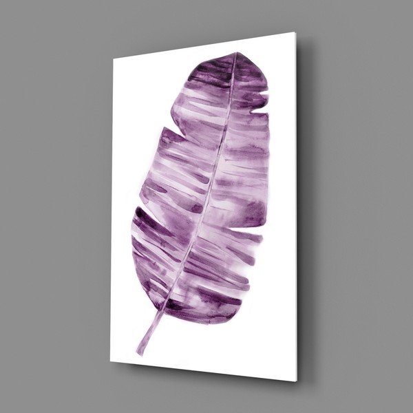 Картина върху стъкло Lila , 46 x 72 cm Leaf - Insigne-image-3
