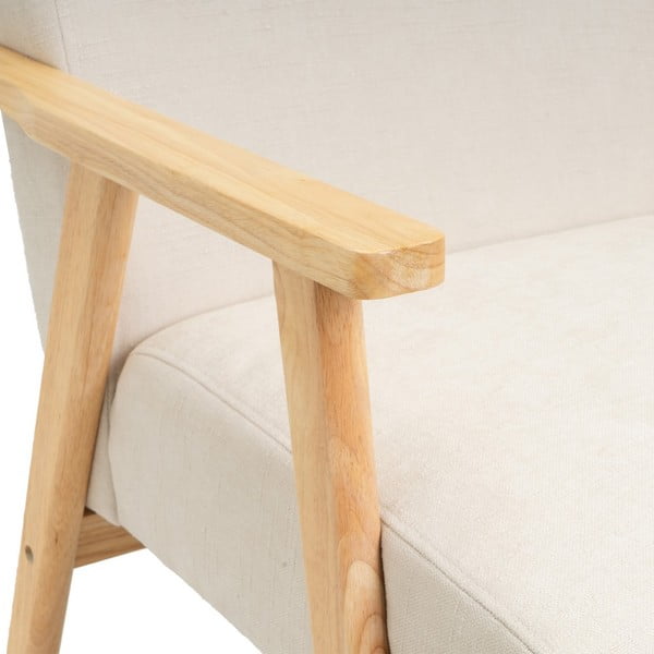 Бяло шенилово кресло Vintage – Casa Selección-image-1