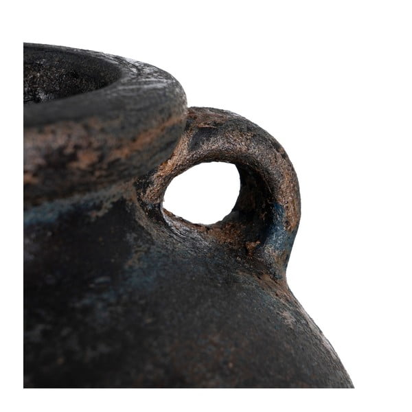 Тъмнокафява теракотна висока ваза (височина 60 cm) Artem – Ixia-image-2