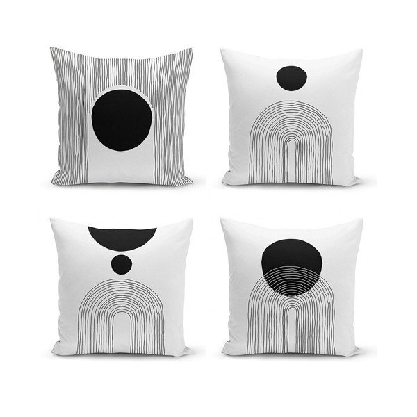 Калъфки за възглавници в комплект 4 бр. 43x43 cm Simple Arch – Minimalist Cushion Covers