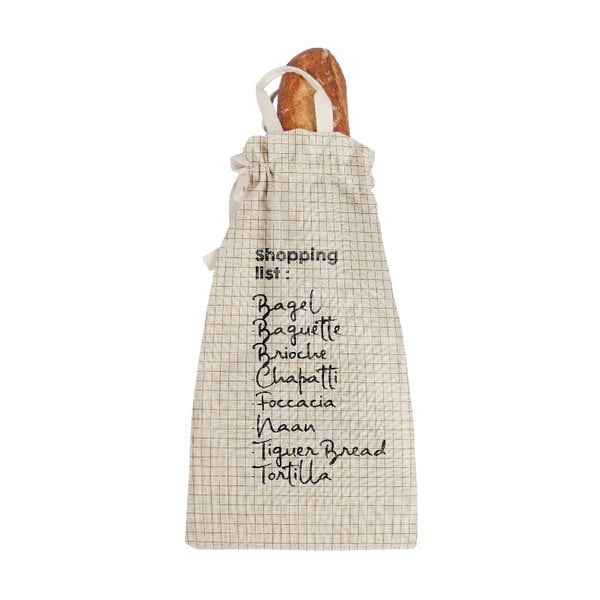 Текстилна торба за хляб с ленено платно Чанта за пазаруване, височина 42 cm - Really Nice Things