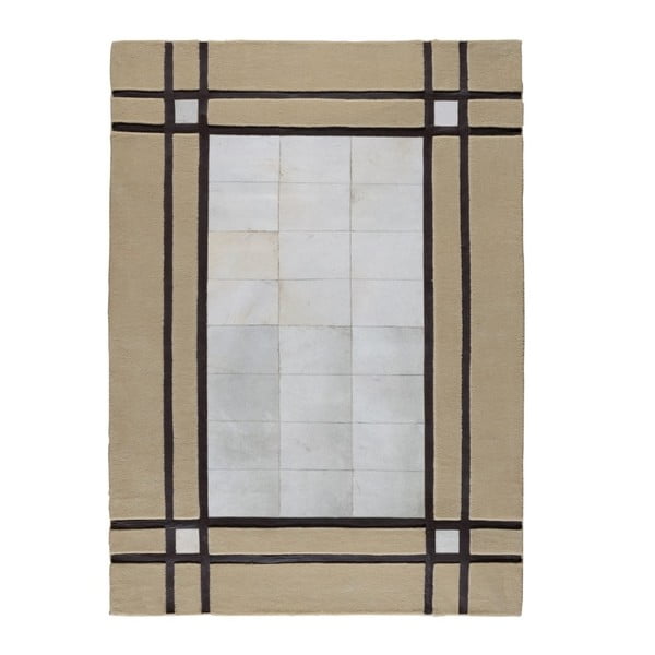 Béžový koberec Wallflor Leon, 140 x 200 cm