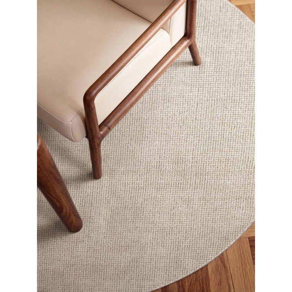 Кремав ръчно изработен вълнен кръгъл килим ø 160 cm Greenwich – Ted Baker-image-4