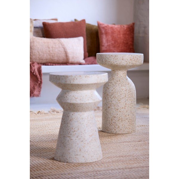 Кръгла странична масичка от terrazzo цимент ø 32 cm Moravit – Light & Living-image-1