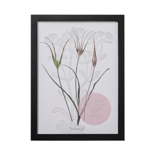 Картина "Цветя", 40 x 30 cm - Bloomingville