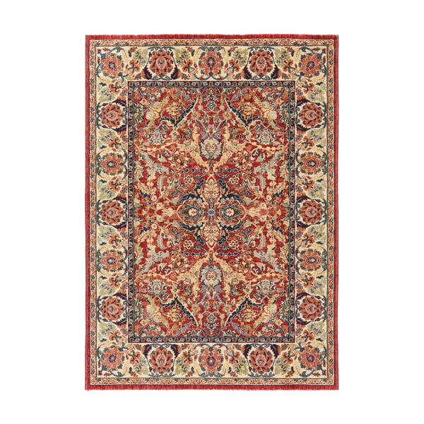 Vlněný koberec Ibai, 70x200 cm, lososový