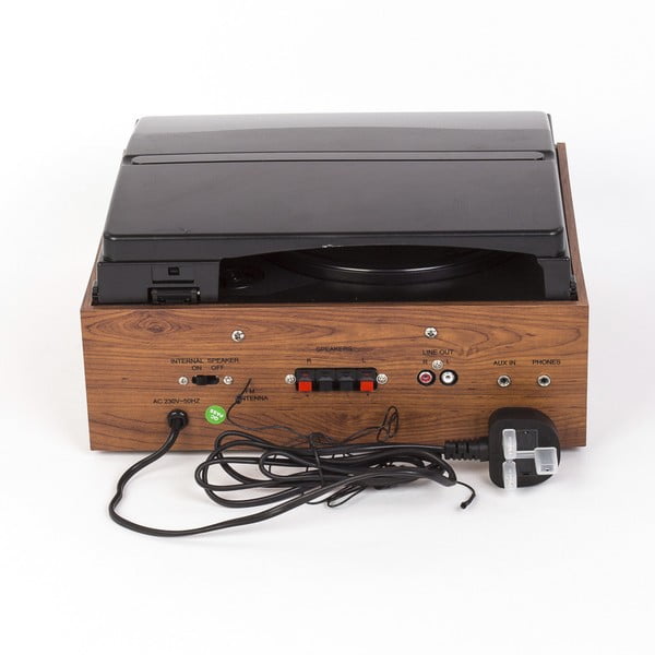 Черен грамофон с радио Empire Black TG-192 - GPO-image-1