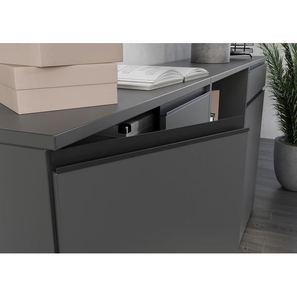 Антрацитно шкафче 81x120 cm Bedano – Germania-image-4