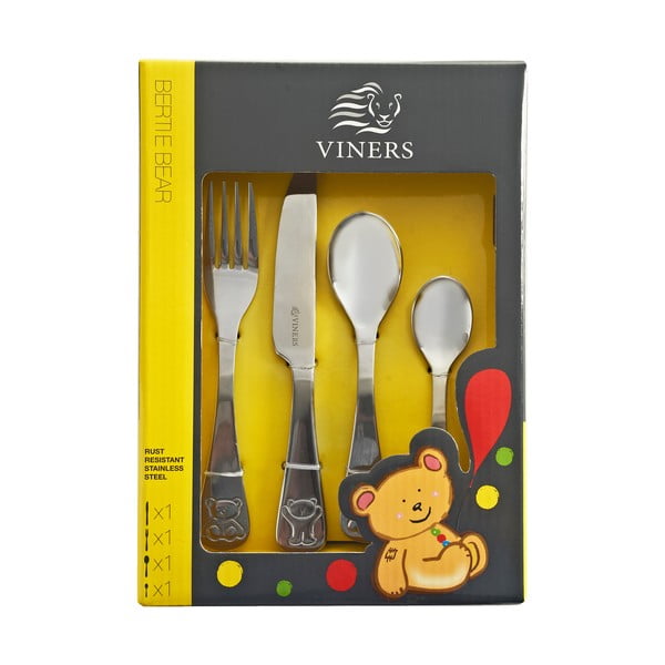 Dětský příbor Bertie, 4 ks-image-1