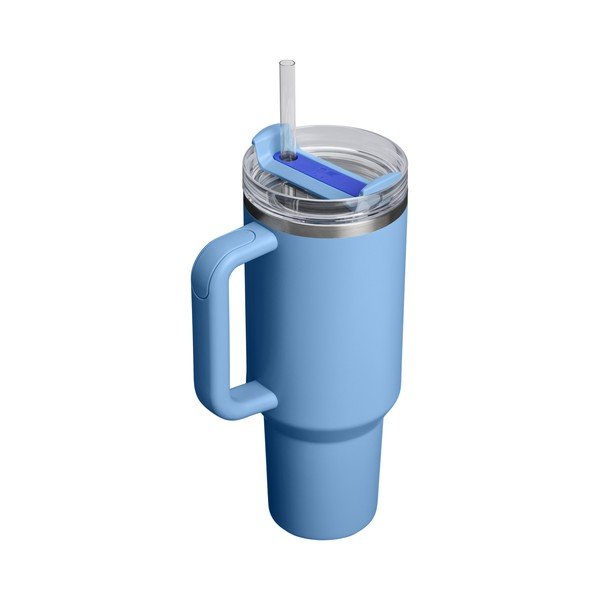 Син термос със сламка от неръждаема стомана 1,18 l Quencher H2.O FlowState™ Tumbler Blue Sky – Stanley-image-2