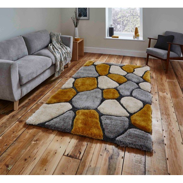 Сив и жълт килим Скала, 150 x 230 cm Noble House - Think Rugs-image-1