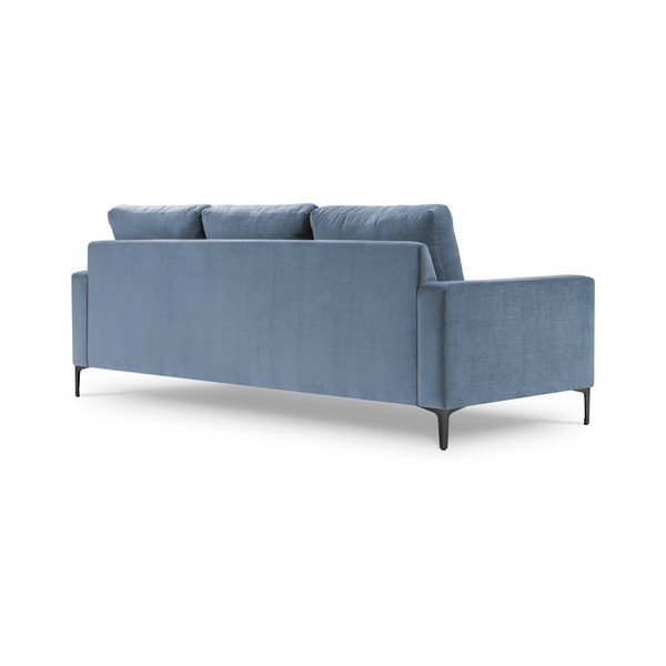Светлосин кадифен диван , 220 см Harmony - Kooko Home-image-2