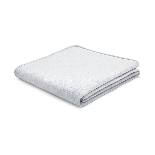 Сива покривка за двойно легло 220x230 cm Art Deco Pearl - Catherine Lansfield-image-2