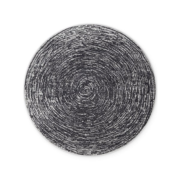 Сив кръгъл килим ø 120 cm Gloria Cavallo – Hanse Home