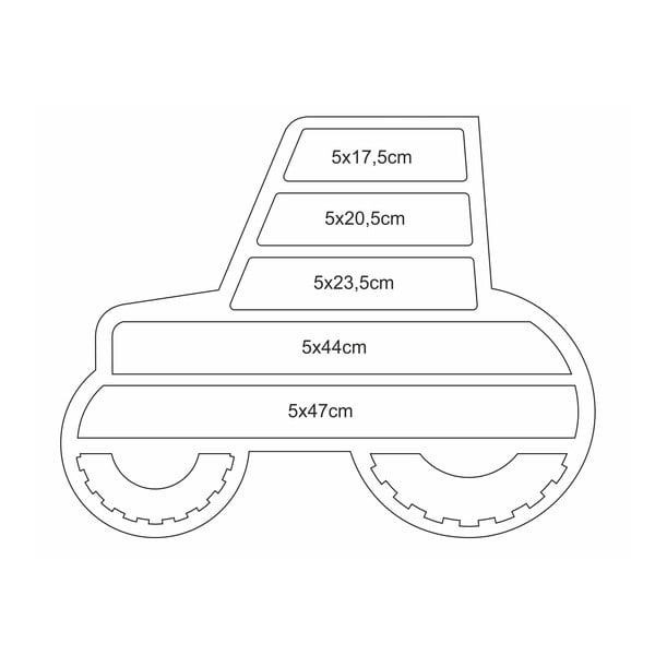 Трактор за рафтове - Unlimited Design for kids-image-1