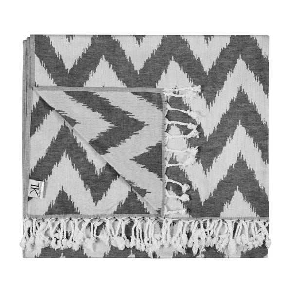 Черна хавлиена кърпа Kate Louise Laila, 165 x 100 cm-image-4