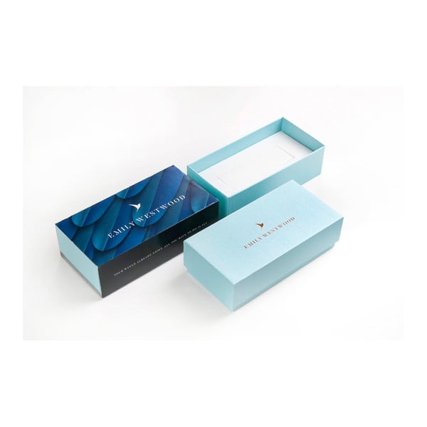 Дамски часовник Miliya с черна каишка от неръждаема стомана - Emily Westwood-image-1