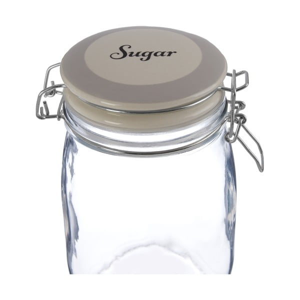 Стъклена кутия за захар Grocer – Premier Housewares-image-4