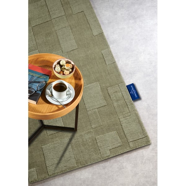 Зелен ръчно изработен вълнен килим 80x150 cm Wilhelmine – Villeroy&Boch-image-2