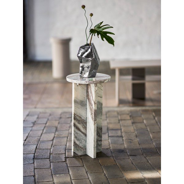 Мраморна кръгла странична масичка ø 30 cm Jasmia – Bloomingville-image-1