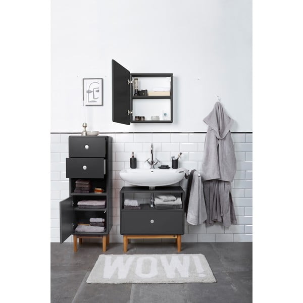 Тъмно сив шкаф за баня , 40 x 100 cm Color Bath - Tom Tailor-image-3