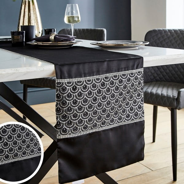 Покривка от микросатен 33x180 cm Deco Sequin – Catherine Lansfield-image-4