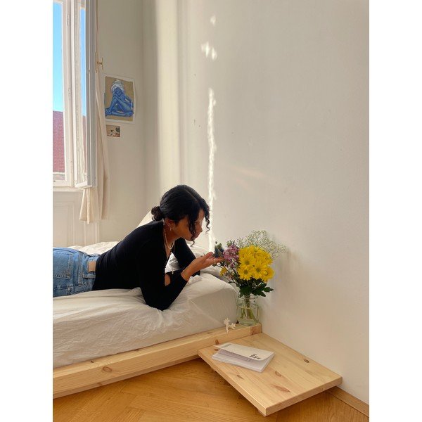 Нощни шкафчета в комплект 2 бр. в естествен цвят Dock – Karup Design-image-3