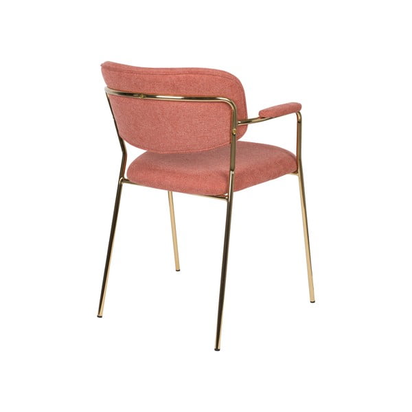 Розови трапезни столове в комплект от 2 Jolien - White Label-image-4