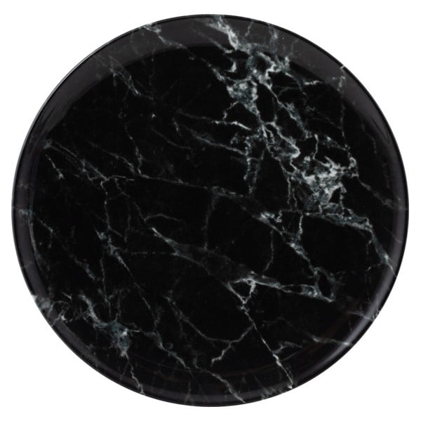 Десертна чиния от черен и бял порцелан Villeroy & Boch Marmory, ø 21 cm Like Marmory - like | Villeroy & Boch