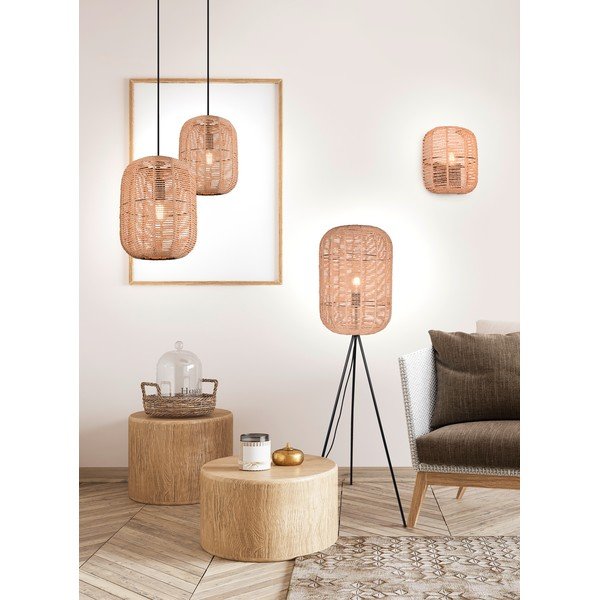 Бежова стенна лампа Runa – Trio-image-1