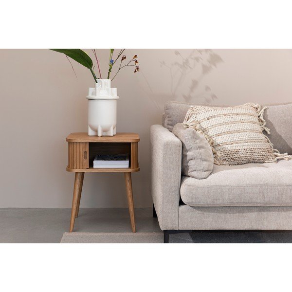 Нощно шкафче от декор от дъб  в естествен цвят Barbier – Zuiver-image-4