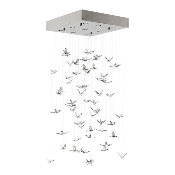 Висяща лампа в сребро Birds - Kare Design