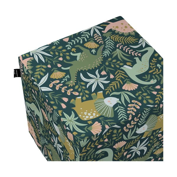 Зелен бебешки пуф Magic - Yellow Tipi-image-1