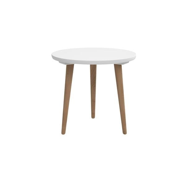 Bílý stůl D2 Bergen, 45 cm