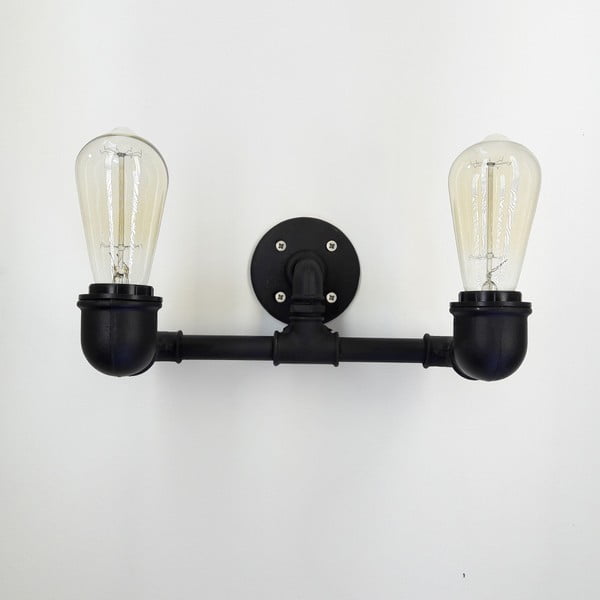 Черна стенна лампа Aplik Duro - Unknown