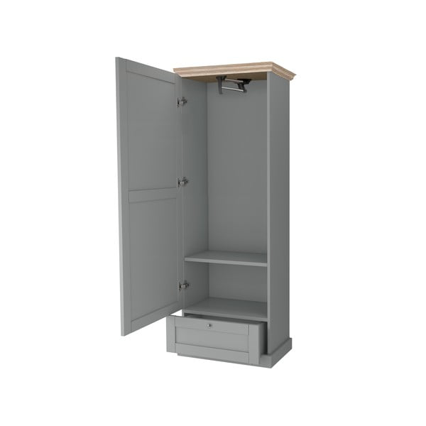 Сив гардероб 60x180 cm Binz – Støraa-image-2