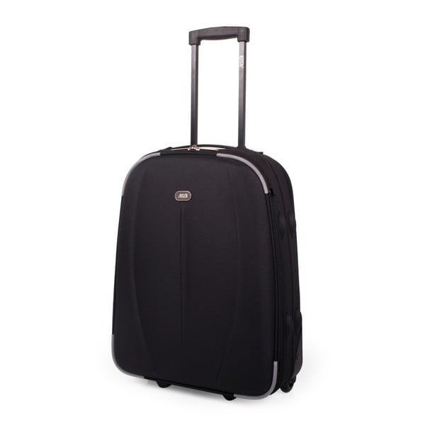 Černý cestovní kufr na kolečkách Arsamar Martin, výška 50 cm