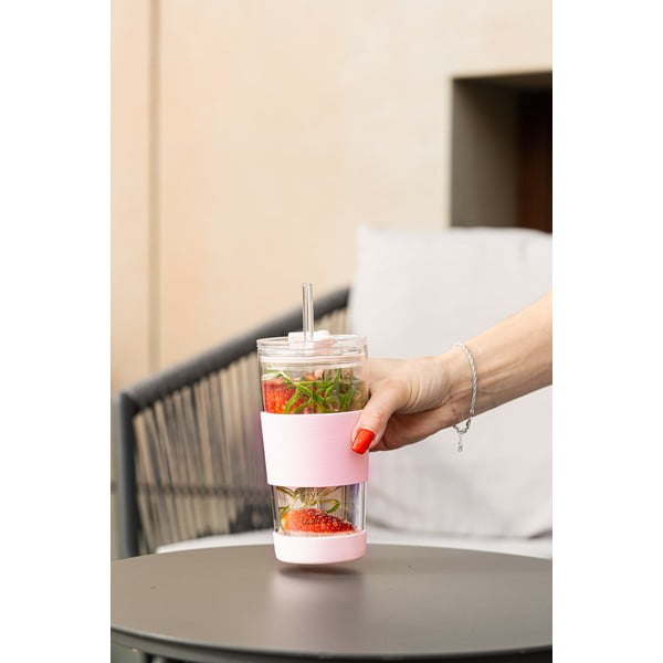 Розова термочаша 600 ml Fuori – Vialli Design-image-3