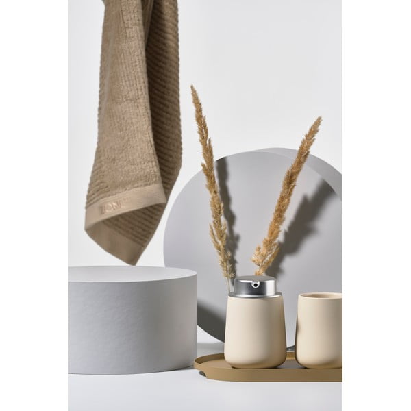 Бежова порцеланова чаша за четка за зъби Nova - Zone-image-4