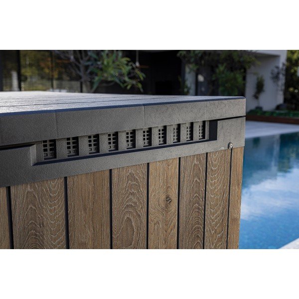 Тъмнокафява пластмасова градинска кутия за съхранение Deco – Keter-image-4