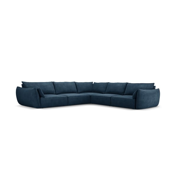 Тъмносин ъглов диван (променлив) Vanda - Mazzini Sofas-image-2