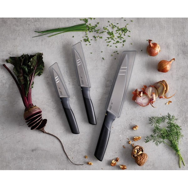 Комплект ножове с покритие 3 бр. от неръждаема стомана Elevate – Joseph Joseph-image-2