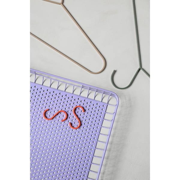 Оранжеви висящи метални куки в комплект от 5 бр. Hang-it – Mette Ditmer Denmark-image-1