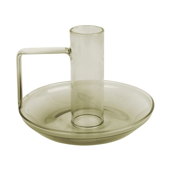 Зелен стъклен свещник Mod Modern - PT LIVING-image-3