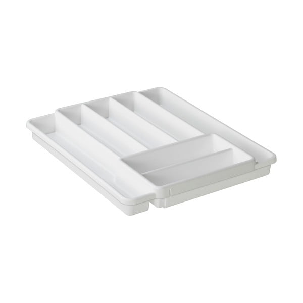 Бял пластмасов бюфет за чекмеджета 39,7 x 34 cm Domino - Rotho
