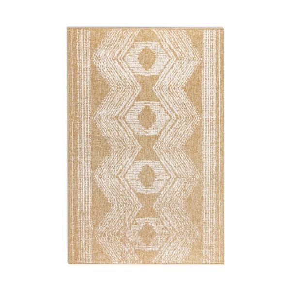 Външен килим в цвят жълта охра и кремаво 120x170 cm Gemini – Elle Decoration-image-2